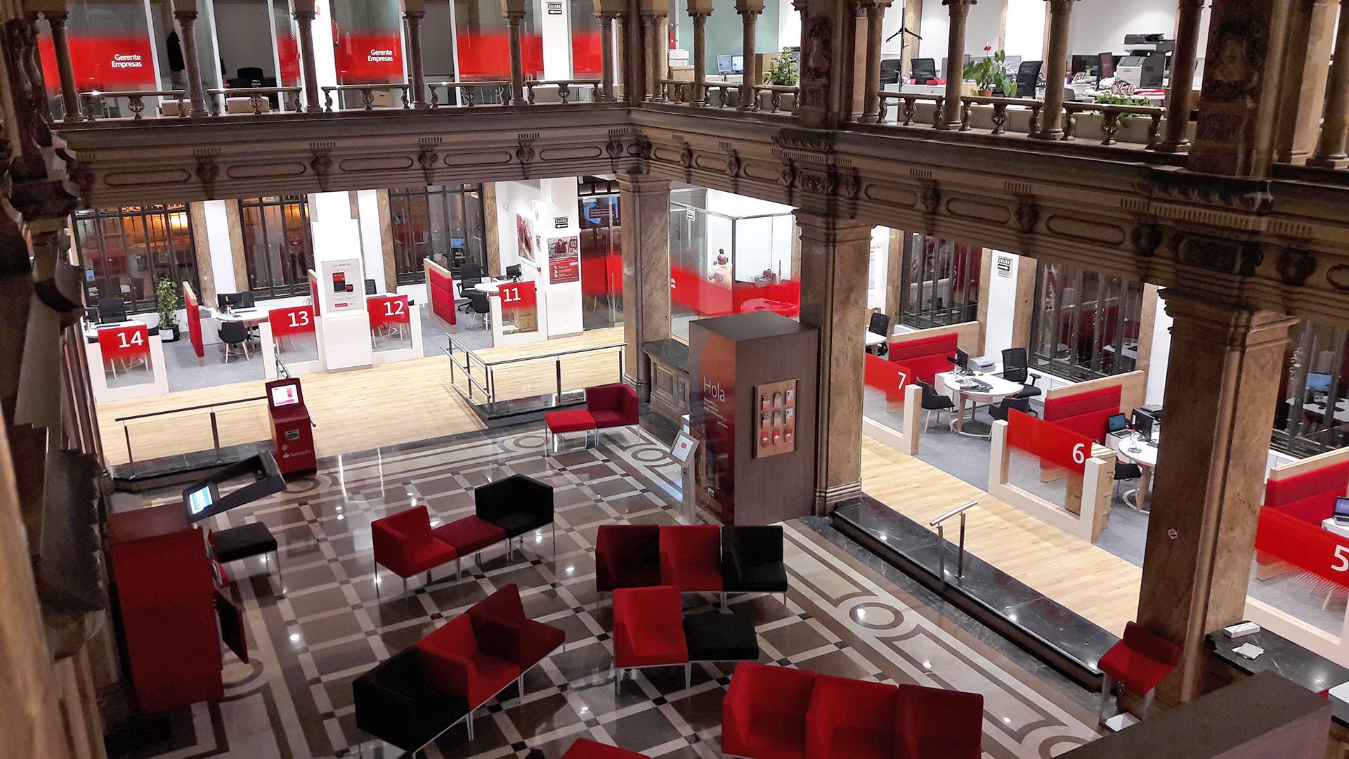 reforma oficina banco santander